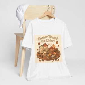 Cider Gathering Tee - Unisex Jersey Short Sleeve tee - Image 3