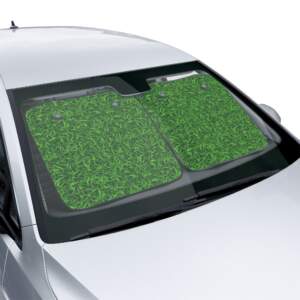 Cool Grass Car Sun Shades - UV Protection and Heat Relief for Summer Travel - GIFTZ For Your Loved Ones