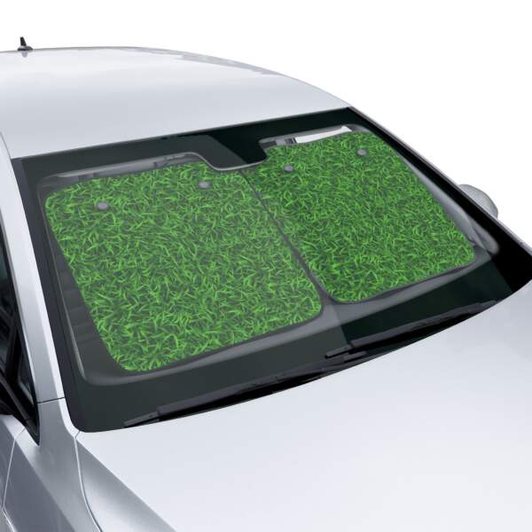 Cool Grass Car Sun Shades - UV Protection and Heat Relief for Summer Travel - GIFTZ For Your Loved Ones