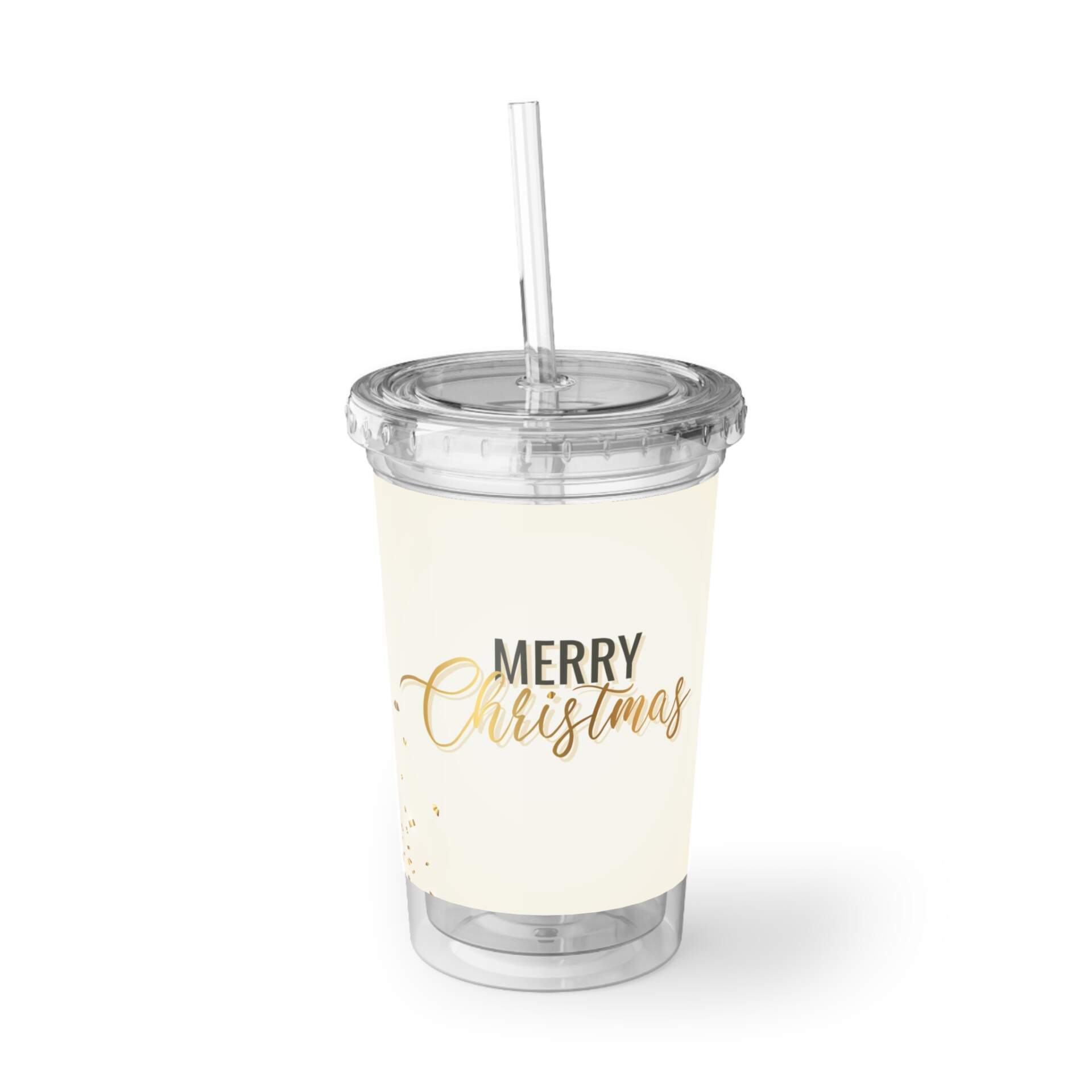 Merry Christmas Acrylic Cup - GIFTZ For Your Loved Ones