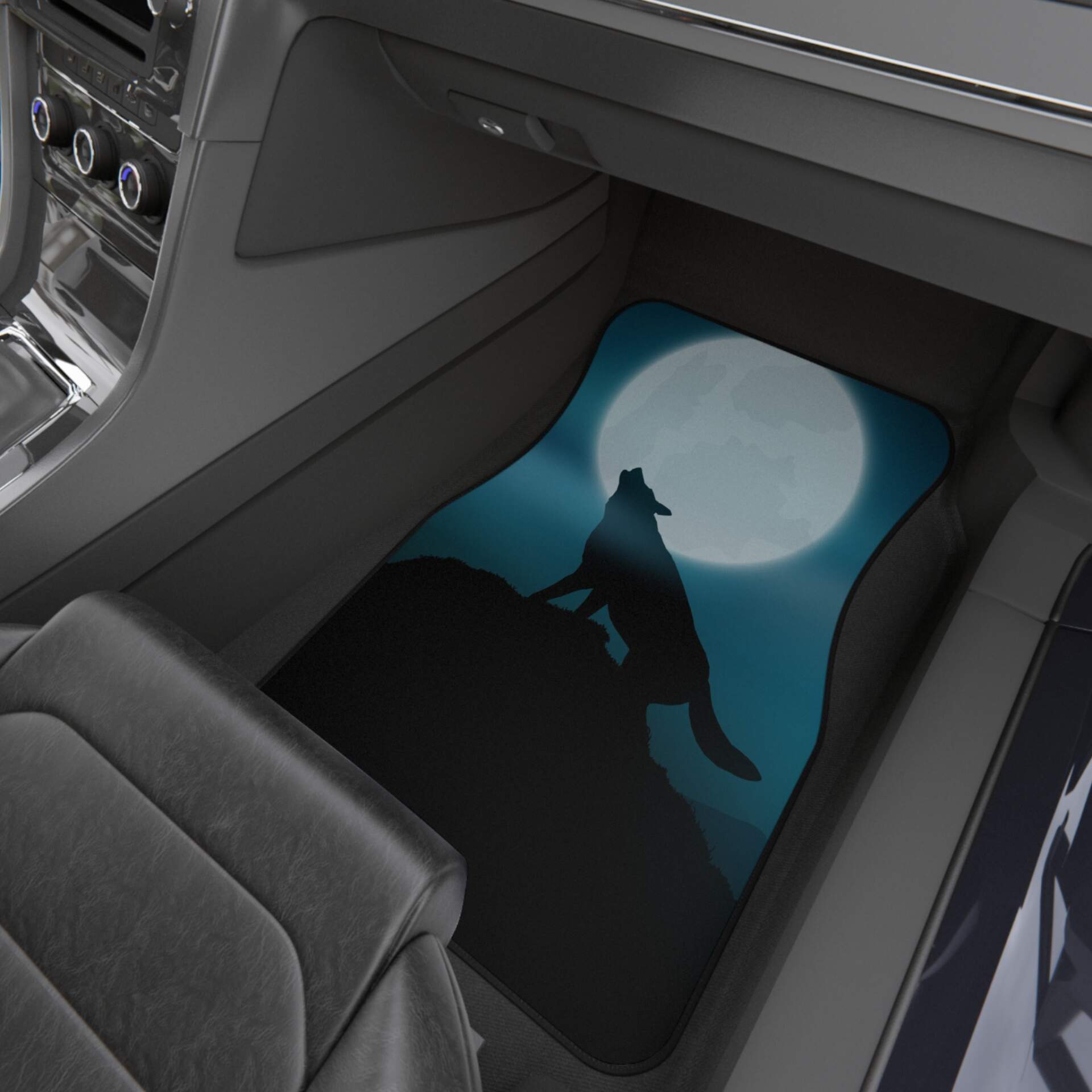 Gothic Castle & Wild Wolf Car Mats - Set of 4 - GIFTZ For Your Loved Ones