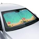 Tropical Oasis Car Sun Shades – UV Protection & Cool Design - GIFTZ For Your Loved Ones