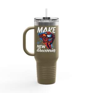 Make New Discoveries Insulated Travel Mug - GIFTZ For your loved ones