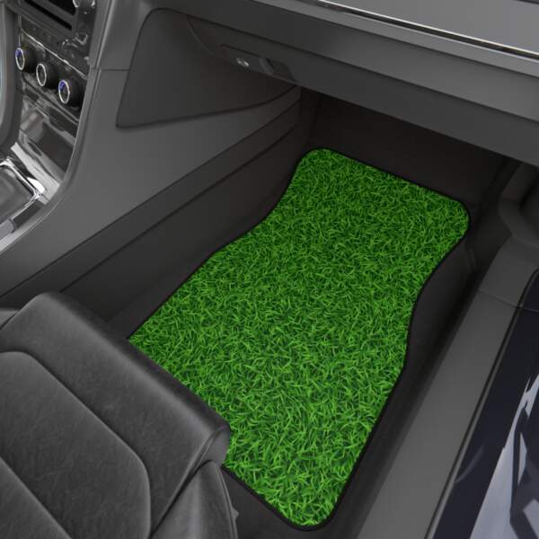 Grass-Themed Car Mats Set of 4 for a Nature-Inspired Ride - GIFTZ For Your Loved Ones