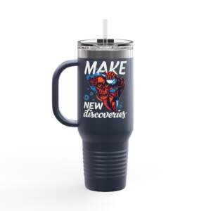 Make New Discoveries Insulated Travel Mug - GIFTZ For your loved ones