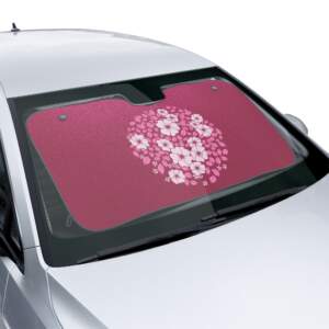 Floral Car Sun Shades - Stylish UV Protection for Summer Travels - GIFTZ For Your loved Ones