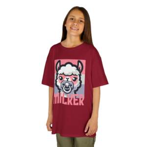 Whimsical Alpaca Kids Tee, Adorable Gift for Birthdays, Playful Kids Fashion, Cozy Everyday Wear, Fun Animal Graphic T-Shirt - GIFTZ For Your Loved Ones