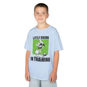 Kids Heavy Cotton™ Tee - Little Viking in Training, Fun Kids T-Shirt, Unique Birthday Gift, Playtime Apparel, Sports Fan Tee, Viking - GIFTZ For Your Loved Ones