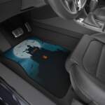 Gothic Castle & Wild Wolf Car Mats - Set of 4 - GIFTZ For Your Loved Ones
