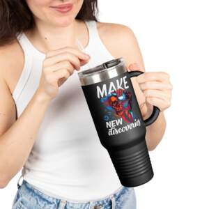 Make New Discoveries Insulated Travel Mug - GIFTZ For your loved ones