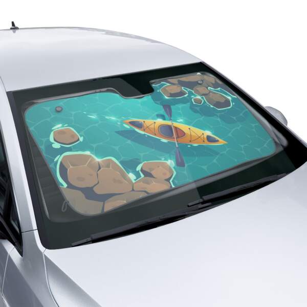 Kayaking Adventure Car Sun Shades – UV Protection & Cool Design - GIFTZ For Your Loved Ones - GIFTZ For Your loved Ones