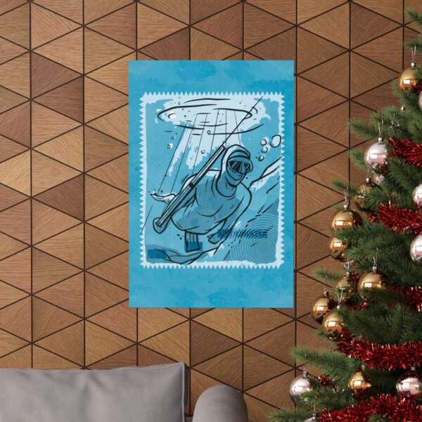 Underwater Adventure Matte Vertical Poster - Ocean Explorer Home Decor - GIFTZ For Your Loved Ones