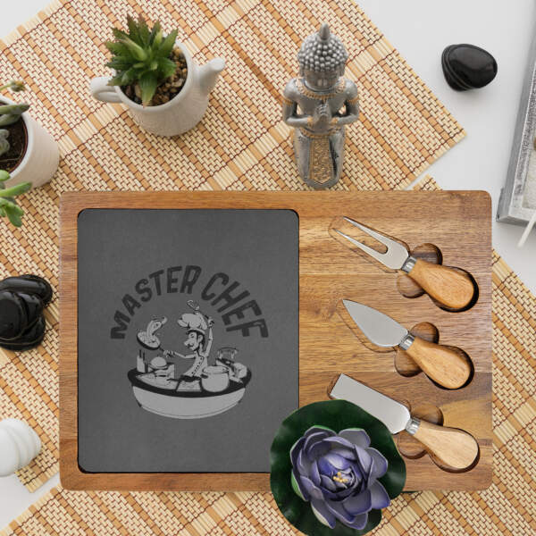 Master Chef Engraved Charcuterie Board - GIFTZ For Your Loved Ones