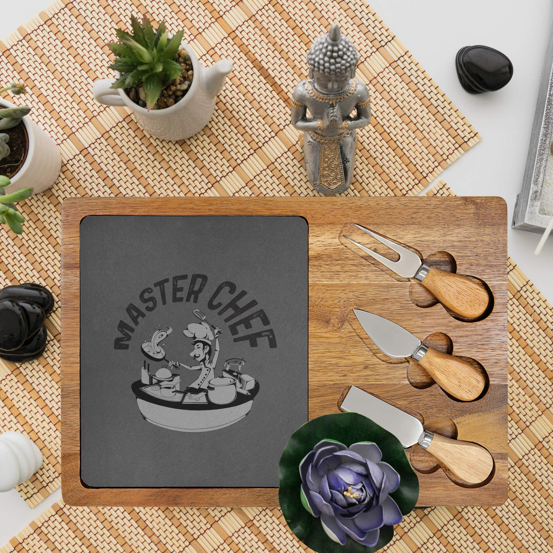 Master Chef Engraved Charcuterie Board - GIFTZ For Your Loved Ones