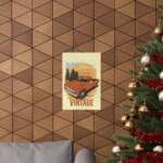 Vintage Truck Vertical Poster - Retro Wall Art Decor - GIFTZ For Your Loved Ones