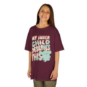 Playful Kids Tee, My Inner Child Deserves This Shirt, Fun Casual Wear, Birthday Gift, Kids Apparel, Summer Outfit - GIFTZ For Your Loved Ones