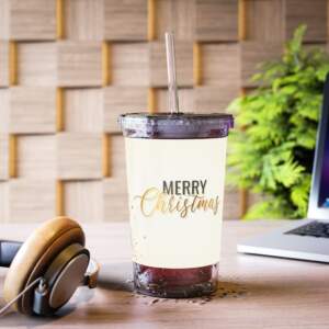 Merry Christmas Acrylic Cup - GIFTZ For Your Loved Ones