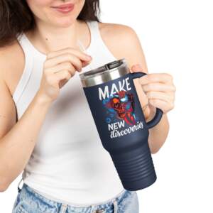 Make New Discoveries Insulated Travel Mug - GIFTZ For your loved ones