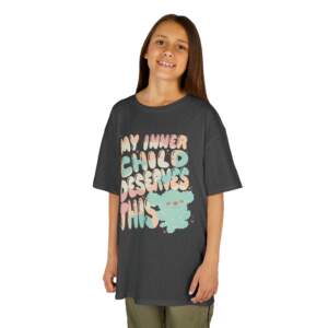 Playful Kids Tee, My Inner Child Deserves This Shirt, Fun Casual Wear, Birthday Gift, Kids Apparel, Summer Outfit - GIFTZ For Your Loved Ones