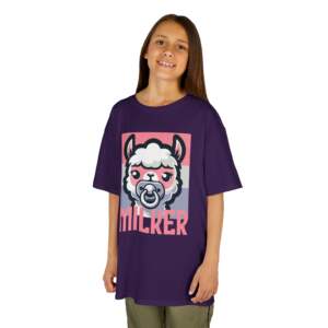 Whimsical Alpaca Kids Tee, Adorable Gift for Birthdays, Playful Kids Fashion, Cozy Everyday Wear, Fun Animal Graphic T-Shirt - GIFTZ For Your Loved Ones