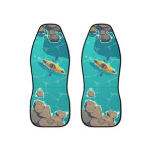 Kayaking Adventure Car Seat Covers - Unique Waterproof Protection - GIFTZ For Your Loved Ones