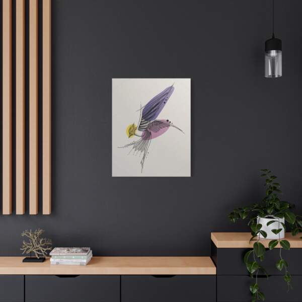 Artistic Bird Canvas Print, Modern Wall Art, Home Decor, Gift for Nature Lovers, Bird Artwork, Colorful Canvas - GIFTZ For Your Loved Ones