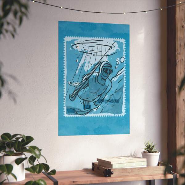 Underwater Adventure Matte Vertical Poster - Ocean Explorer Home Decor - GIFTZ For Your Loved Ones