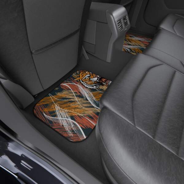 Fierce Tiger Car Mats - Set of 4 for Animal Lovers - GIFTZ For Your Loved Ones