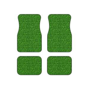 Grass-Themed Car Mats Set of 4 for a Nature-Inspired Ride - GIFTZ For Your Loved Ones
