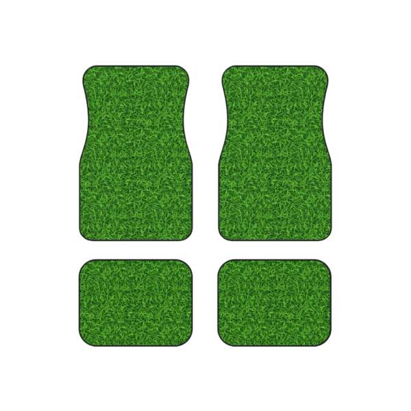 Grass-Themed Car Mats Set of 4 for a Nature-Inspired Ride - GIFTZ For Your Loved Ones