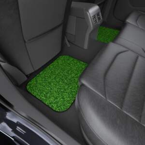 Grass-Themed Car Mats Set of 4 for a Nature-Inspired Ride - GIFTZ For Your Loved Ones
