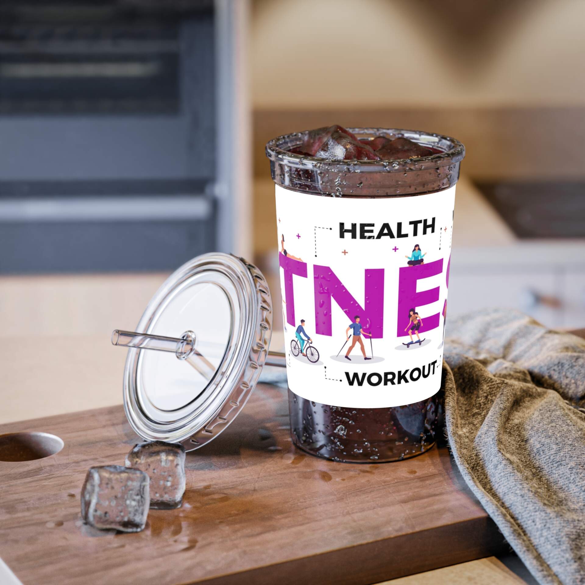 Fitness Acrylic Cup - GIFTZ For your loved ones