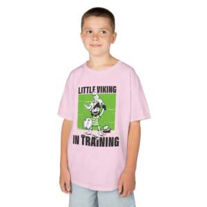 Kids Heavy Cotton™ Tee - Little Viking in Training, Fun Kids T-Shirt, Unique Birthday Gift, Playtime Apparel, Sports Fan Tee, Viking - GIFTZ For Your Loved Ones