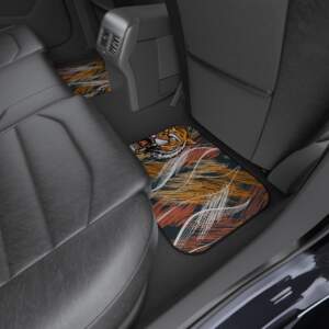 Fierce Tiger Car Mats - Set of 4 for Animal Lovers - GIFTZ For Your Loved Ones