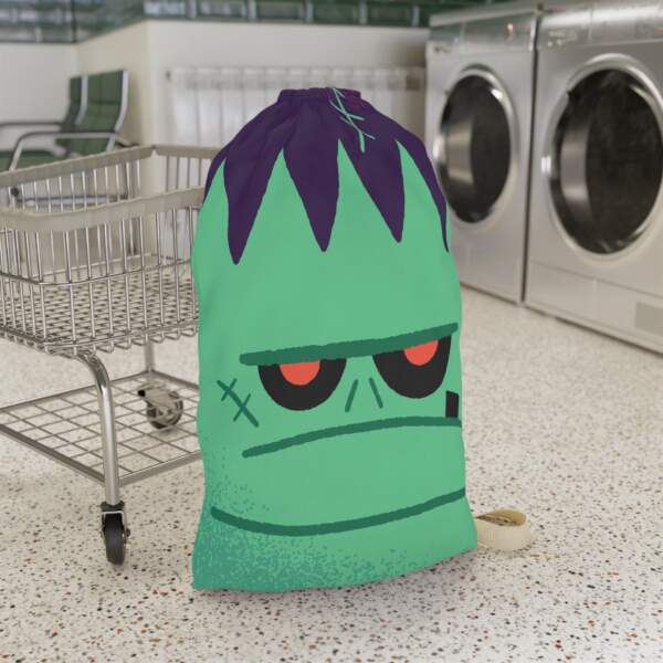 Frankenstein Laundry Bag — Cute Monster Drawstring Hamper for Kids & Dorms - GIFTZ For Your Loved Ones