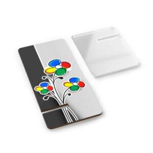 Floral Mobile Display Stand for Smartphones - Colorful Flower Design - GIFTZ For Your Loved Ones