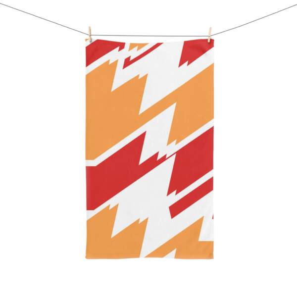 Vibrant Geometric Hand Towel - Bold Colors for Kitchen & Bath - GIFTZ For Your Loved Ones