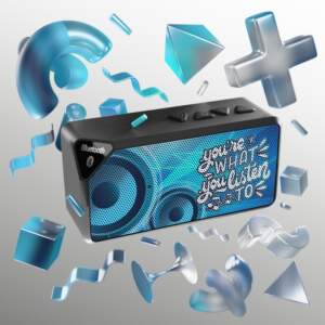 You’re! What You Listen To – Bluetooth Speaker with Inspirational Design - GIFTZ For Your Loved Ones