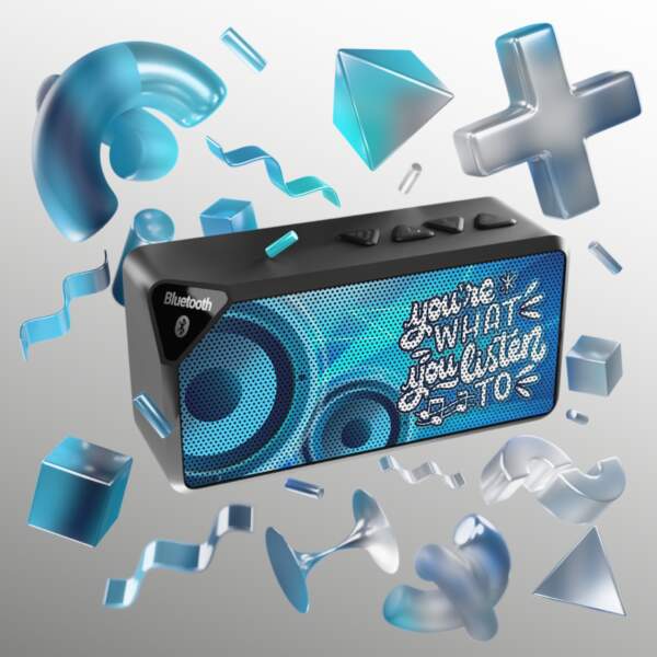 You’re! What You Listen To – Bluetooth Speaker with Inspirational Design - GIFTZ For Your Loved Ones