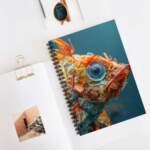Recycled Plastic Fish Spiral Notebook — Ocean Conservation Ruled Journal - GIFTZ For Your Loved Ones