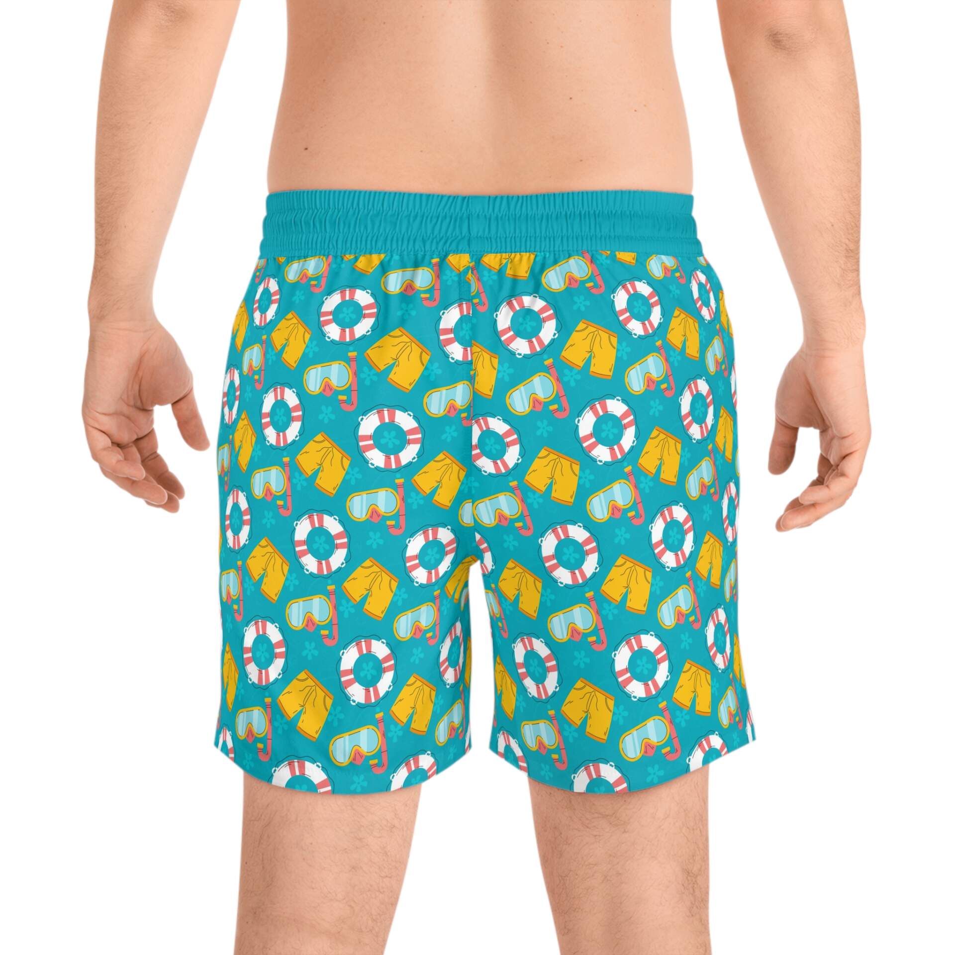 Summer Swim Shorts — Tropical Lifesaver & Boardshort Pattern - GIFTZ For Your Loved Ones