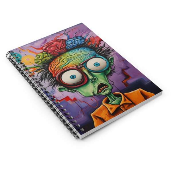 Spiral Notebook — Colorful Mad Scientist Brain Art (Ruled) - GIFTZ For Your Loved Ones