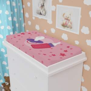 Cute Baby Changing Pad Cover with Pacifier and Star Design - GIFTZ For Your Loved Ones