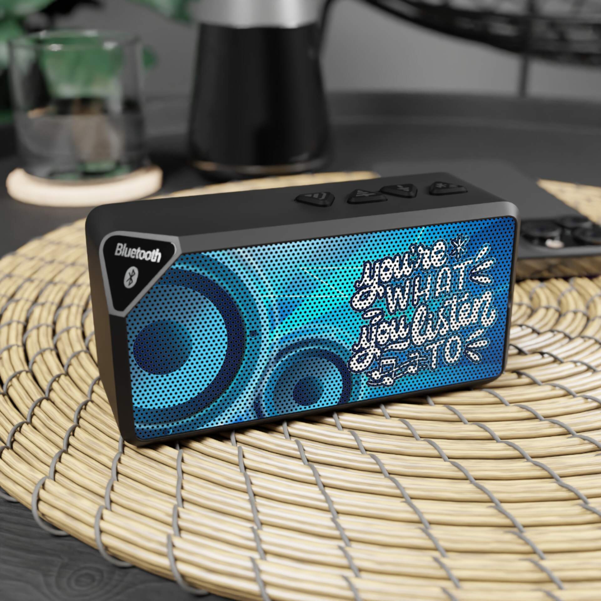 You’re! What You Listen To – Bluetooth Speaker with Inspirational Design - GIFTZ For Your Loved Ones