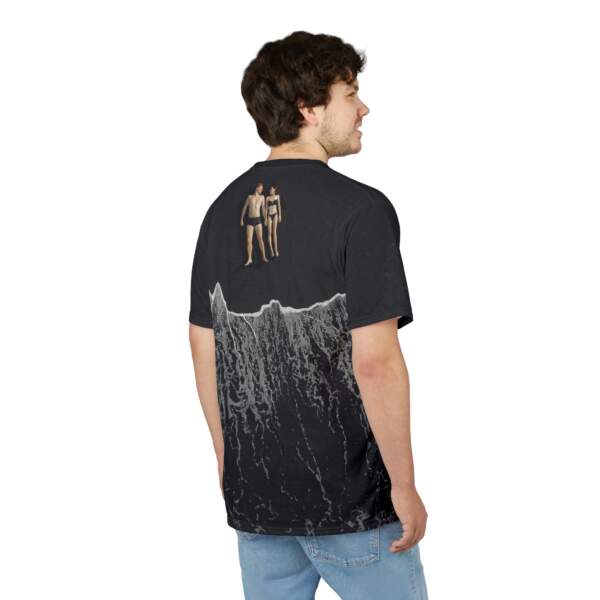 Beach Wave All-Over Print Tee — Couples Sunbathing Graphic - GIFTZ For Your Loved Ones