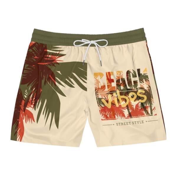 Beach Vibes Men’s AOP Swim Shorts – The Perfect Beachwear Gift for Him - GIFTZ For Your Loved Ones