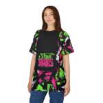 Street Rules Graffiti Tee — Neon Urban All-Over Print T-Shirt - GIFTZ For Your Loved Ones