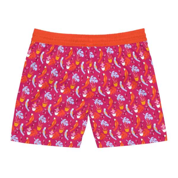 Tropical Cocktail Swim Shorts — Men's Bright Pink AOP Beach Trunks - GIFTZ For Your Loved Ones