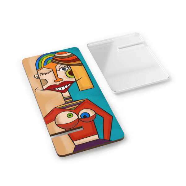 Artistic Smartphone Display Stand with Colorful Design - GIFTZ For Your Loved Ones