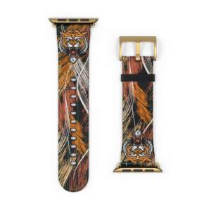 Wildlife Art Watch Band - Bold Tiger Design for Adventurers - GIFTZ For Your Loved Ones